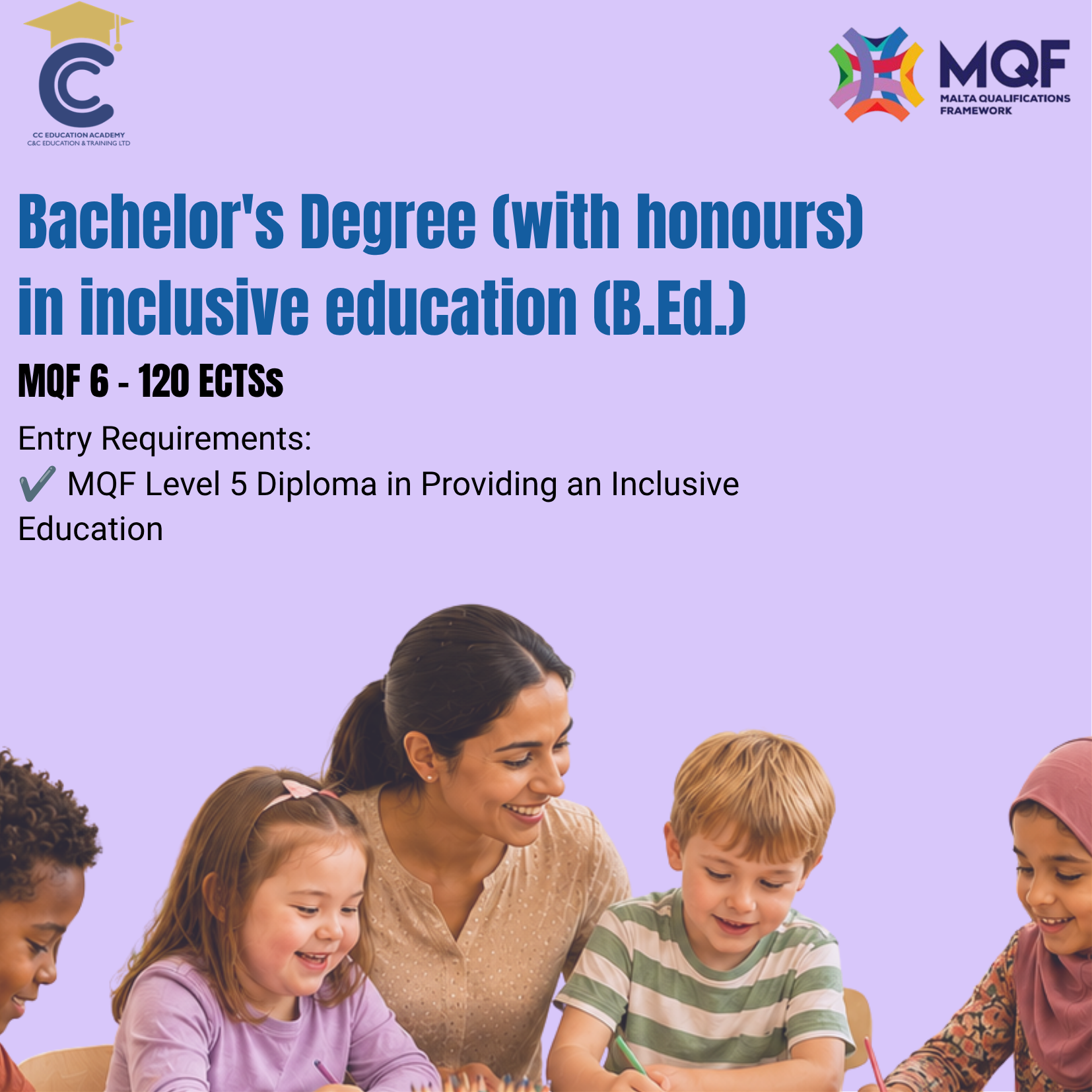 Bachelor's Degree (with honours) in inclusive education (B.Ed.)
