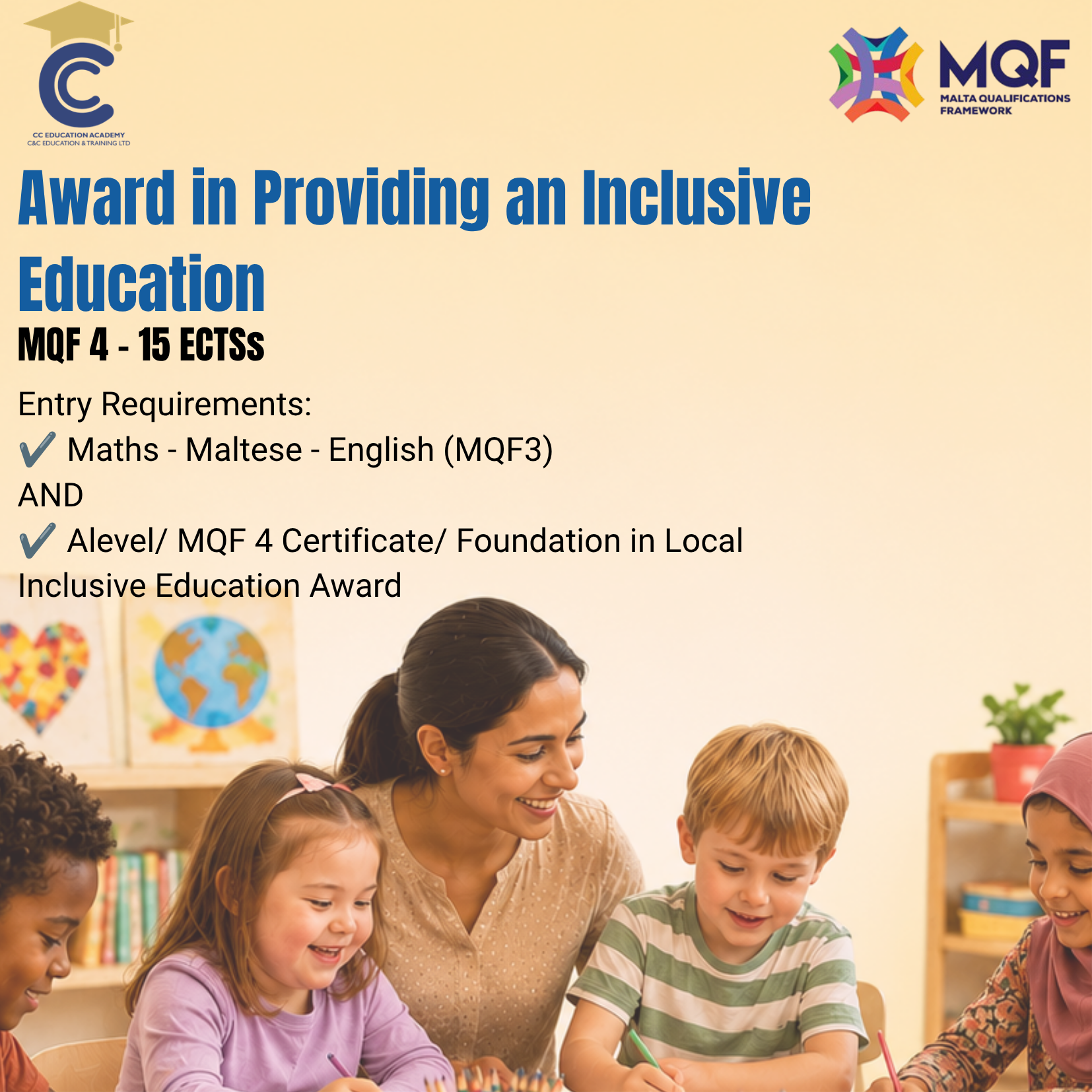 Award in Providing an Inclusive Education - (aka 10 week programme) - JANUARY INTAKE