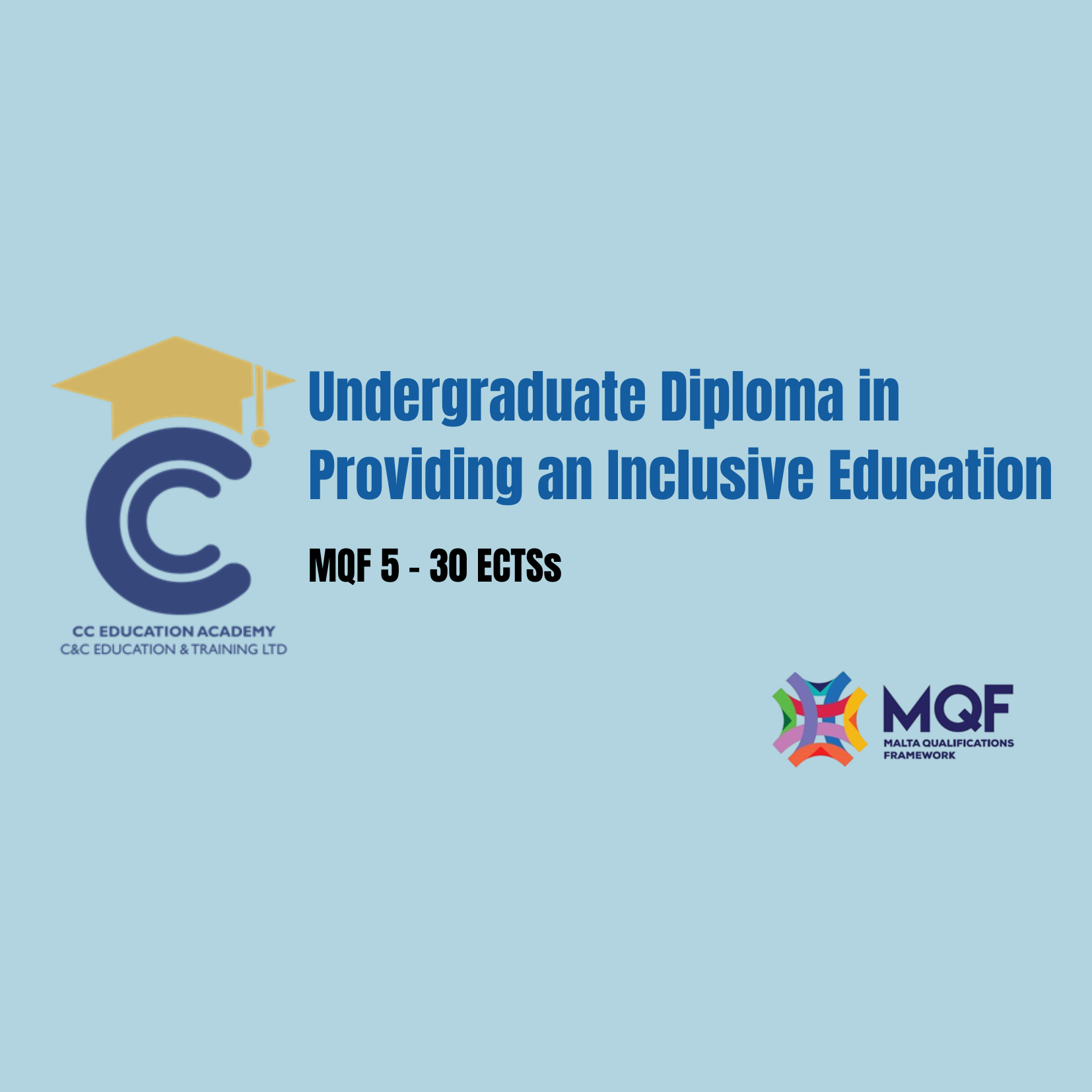 Undergraduate Diploma in Providing an Inclusive Education (aka 30 week programme)