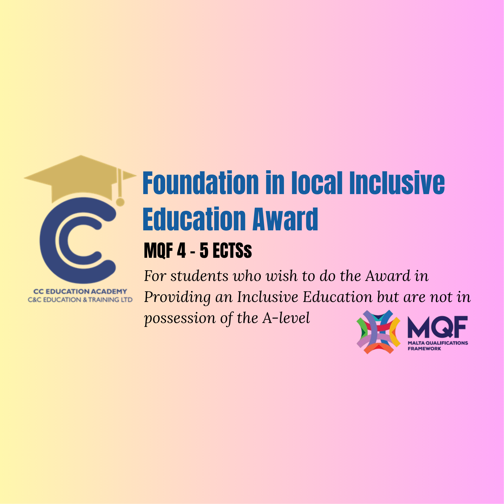 Foundation in Local Inclusive Education Award